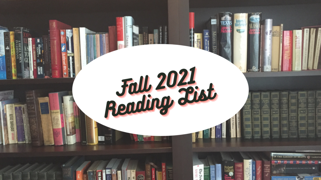 TEN NEW BOOKS THAT ARE STILL ON MY FALL READING LIST - Leslie's Bookcase